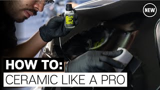 NEW PRODUCT How To Apply Ceramic Coating Like A Pro Carbon Force  Chemical Guys [upl. by Atilol631]