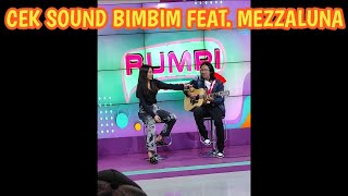 CEK SOUND BIMBIM SLANK FEATURING MEZZALUNA DAZZURI RUMPI NO SECRET TRANSTV  red carpet [upl. by Yddet39]