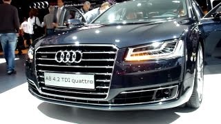 2013 AUDI A8 42 TDI clean diesel quattro FACELIFT Exterieur amp Interieur in Detail IAA 2013 [upl. by Pedersen]