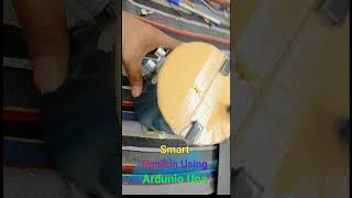 Smart Dustbin using Arduino uno and ultrasonic sensor arduinoproject iiot projects shorts [upl. by Yruam]