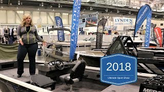 Crestliner 1650 Fish Hawk at the 2018 Ultimate Sport Show [upl. by Ardnaik]