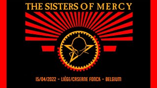 The Sisters Of Mercy Live  15042022  LiègeCaserne Fonck Belgium [upl. by Myrlene]