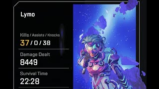 APEX LEGENDS Solo V Squad World Record Uncut 37 Kills [upl. by Nyrmak478]