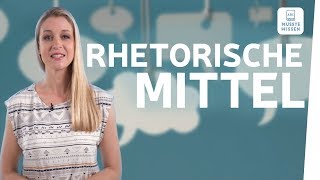 Rhetorische Mittel erkennen I musstewissen Deutsch [upl. by Junina]