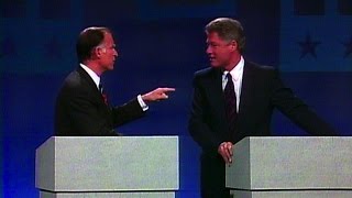 Bill Clinton Jerry Brown trade jabs at 1992 Democratic primary debate [upl. by Anierdna]