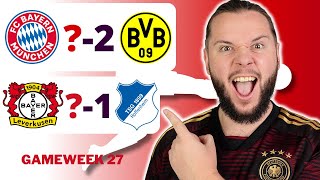 Bundesliga Gameweek 27 Predictions amp Tips  Bayern Munich vs Dortmund [upl. by Suki46]