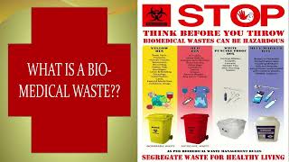 Biomedical Waste Management [upl. by Atsocal]