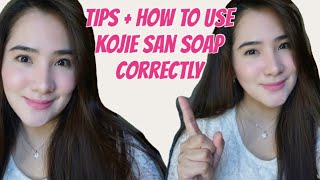 TIPS  HOW TO USE KOJIE SAN SOAP CORRECTLY  KOJIC SOAP  KOJIE SAN SOAP REVIEW [upl. by Elyk]