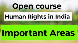 Human rights important areas exam spl  open course easyguideinbasociology [upl. by Australia]