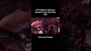 Trump und UFC Kämpfer 🏆 erste einzige Präsident der sich die Kämpfe anschaut ufc mma [upl. by Ecienaj806]