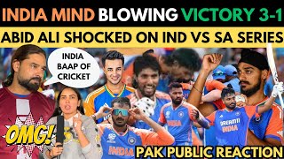 ABID ALI SHOCKED 😳 ON IND VS SA SERIES 31  TILAK VERMA 120  SANJU 104  ARSHDEEP SINGH 320 [upl. by Mchale]