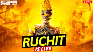 BGMI LIVE STREAM WITH RUCHITGAMING07  FACECAM  RUCHITISLIVE07 [upl. by Melessa]