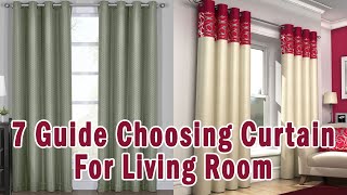 TOP 7 GUIDE Choosing Living Room Curtain 2023  Curtain Interior Design and Home Decor Ideas [upl. by Nitsreik532]