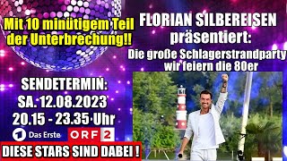 Florian Silbereisen präsentiert Die große Schlagerstrandparty – wir feiern die 80er [upl. by Assilem]