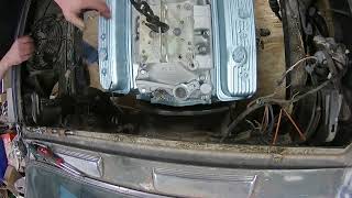 43 V6 1964 Corvair engine install part 1 How will it driveWell find outQuestionscomment [upl. by Lanie]