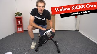 Wahoo KICKR Core  Unboxing und Aufbau vom Smart Trainer [upl. by Ormsby]