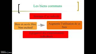 Biens collectifs et biens communs [upl. by Anella]