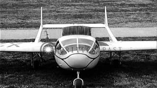 Demonstration of Campbell Model F flivver airplane at Bolling Field Washington DHD Stock Footage [upl. by Yltnerb501]