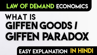 What is Giffen goods or Giffen paradox Exception of Law of Demand  giffengoods giffenparadox [upl. by Vladamir]