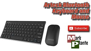 Unboxing  Arteck Bluetooth Keyboard and Mouse HB086MB158 [upl. by Andrews]