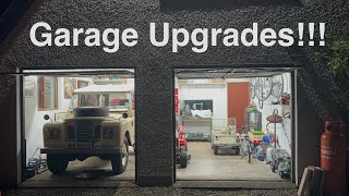 Garage Workshop Upgrades  New LED lights new paint workbench modified and a Myford lathe [upl. by Cir941]