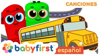 Colores en Español para niños  Las Ruedas del Autobús  Canciones Infantiles  BabyFirst Español [upl. by Donell378]