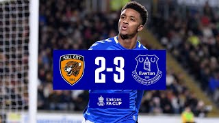 TOWNSEND CRACKER SENDS BLUES THROUGH  EMIRATES FA CUP HIGHLIGHTS HULL CITY 23 EVERTON [upl. by Anneh]