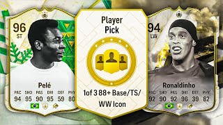 UNLIMITED 88 ICON PLAYER PICKS amp PACKS 😲 FC 24 Ultimate Team [upl. by Linsk]