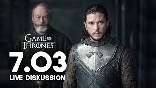 Game of Thrones  Staffel 7 Folge 3  Live Diskussion  Hangout  quotDie Gerechtigkeit der Königinquot [upl. by Sert78]