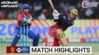 RCB vs DC Final Match WPL 2024 Highlights  Women IPL Highlights 2024  DC vs RCB Highlights Today [upl. by Carnahan]