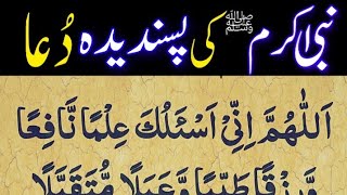 Masnoon Dua in Arabic with Urdu translation  Favorite Doa of Hazrat Muhammad SAWW [upl. by Gausman]