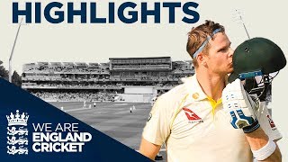 Steve Smith Makes 144 On Test Return  The Ashes Day 1 Highlights  First Specsavers Ashes Test 2019 [upl. by Mojgan]