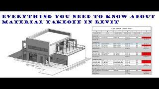 Material TakeOff in Revit and everything you need to know about it [upl. by Esdras133]