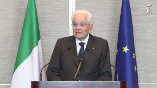 Mattarella quotRicevuto assicurazioni su rimozioni ostacoli Cinaquot [upl. by Hesper]