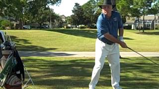 Power Golf Swing Tip  No Hands Takeaway [upl. by Fokos]