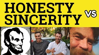 Honesty Vs Sincerity  Difference Between Honesty and SIncerity  ESL British English Pronunciation [upl. by Cis]