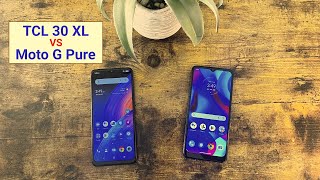 TCL 30 XL vs Motorola Moto G Pure [upl. by Maite]