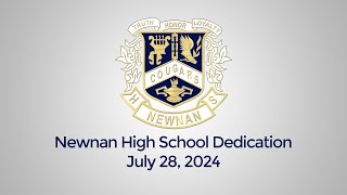 Newnan High School Dedication  Live Stream from Max Bass [upl. by Rabah868]