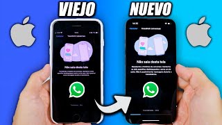 Cómo Pasar WhatsApp de iPhone a iPhone Sin iCloud [upl. by Anelra]