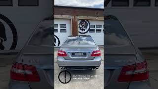 Mercedes E63 AMG W212 Sound Dual Guerrilla Bypass  Mid Muffler Delete [upl. by Pembroke]