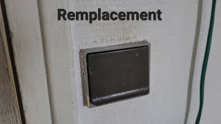 Remplacement de mon ancien interrupteur par un neuf [upl. by Ycnaffit96]