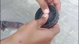 how to fit Tyre in spindles mini tractorfull videolike share commentsubscribe the channel [upl. by Chaffee]