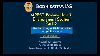 Environment Part 3  Ecological Succession Homeostasis Biotic interactions  UPSC  MPPSC [upl. by Alor]