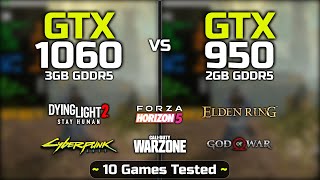 GTX 1060 vs GTX 950  How Big Is The Difference [upl. by Zandra]