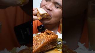 LECHON KAWALI SARAAAAP mukbang lechonkawali kain [upl. by Halland]