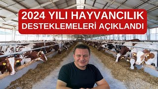 2024 Hayvancılık Destekleri  Buzağı Koyun Keçi Arı Süt [upl. by Dnaloy265]