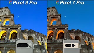 Google Pixel 9 Pro vs Google Pixel 7 Pro Camera Test [upl. by Ayekan]