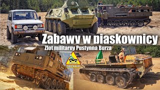 Zabawa w piaskownicy czyli Zlot militarny Pustynna Burza  ATS59 BTR60 Tatra 815 [upl. by Roux]