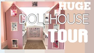 HUGE AMERICAN GIRL DOLLHOUSE TOUR 10 Rooms [upl. by Kruse]