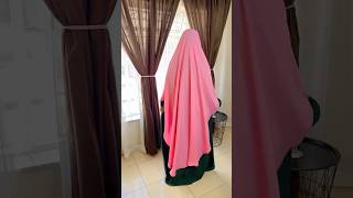 Khadijah Khimar Tutorial By HubbeMariam jilbab simple easy [upl. by Nosdivad]